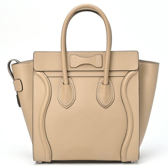 CELINE luggage micro beige handbag - Picture 2 of 10